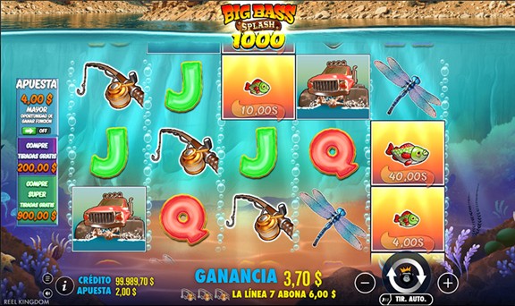 Reglas de Juego Big Bass Splash 1000